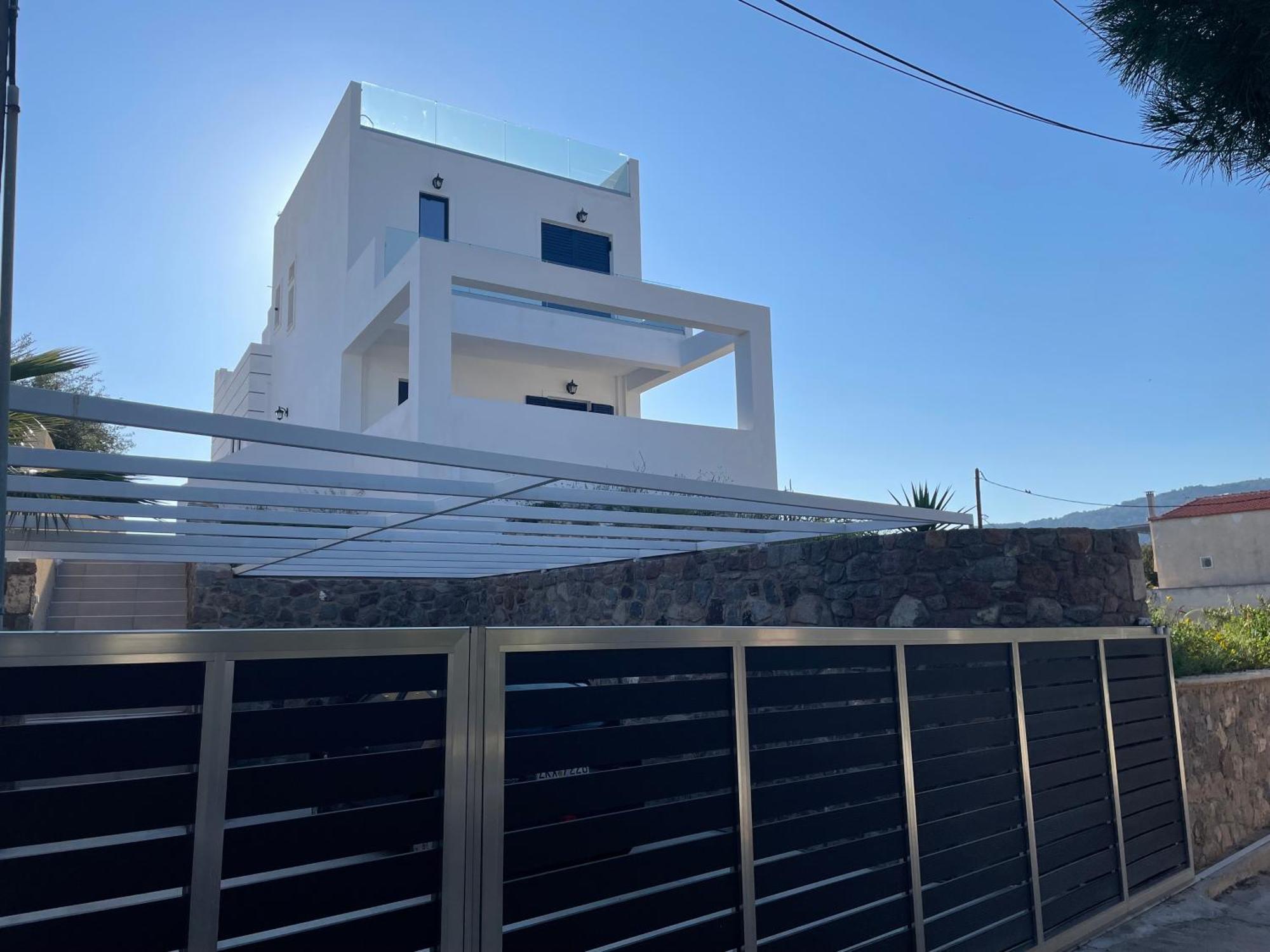 Souvala /Aegina. Excellent Location Luxury Villa. Vathí Exterior foto
